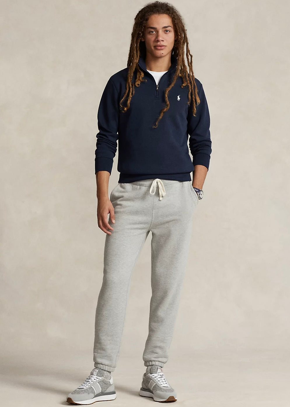 Polo Ralph Lauren College Zip sweater - Aviator Navy