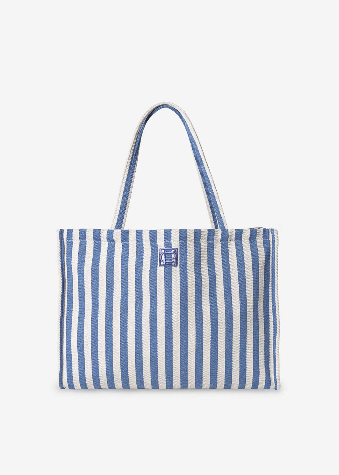 Ivy Tote Bag Blue Stripe