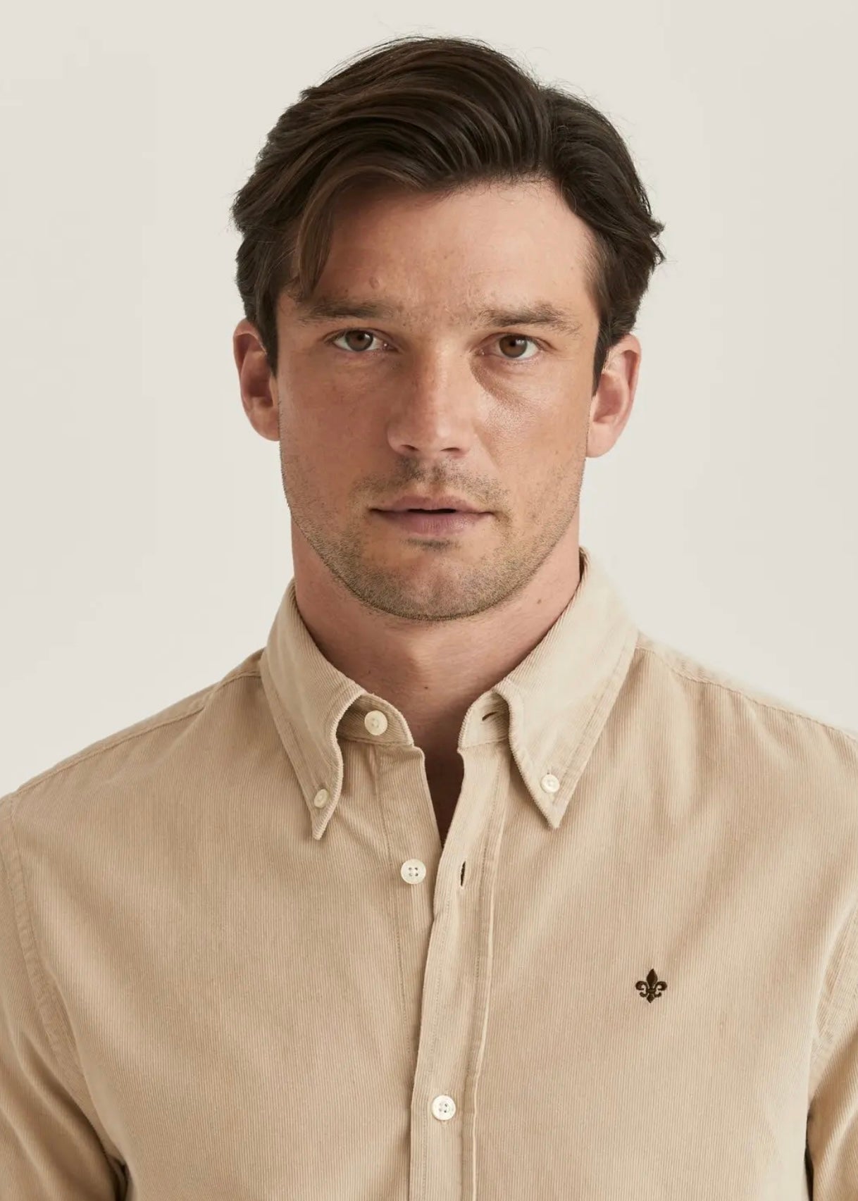 Morris Douglas Cord shirt - Khaki