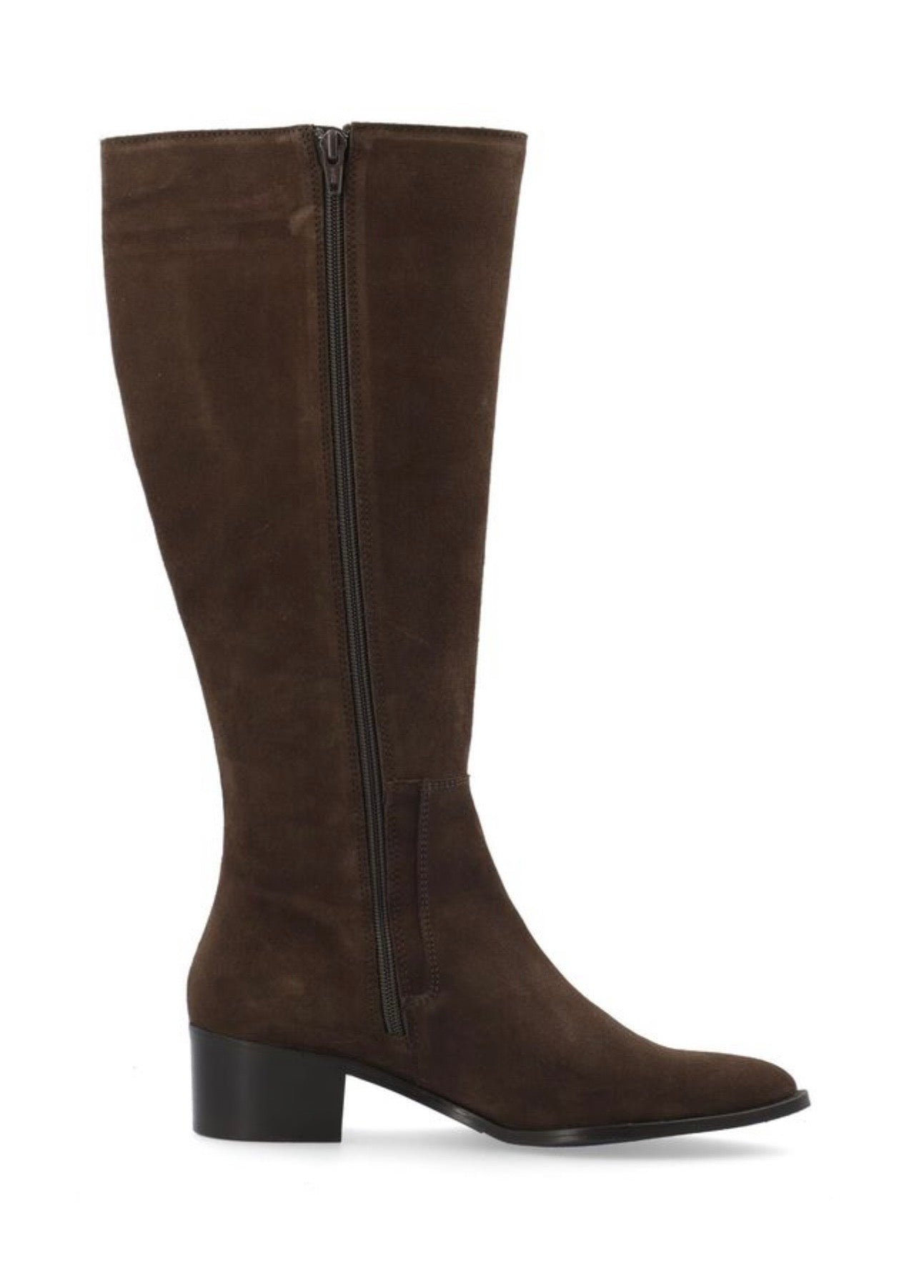 BIACarol Chelsea Knee High Suede Brown