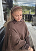 Angora Poncho Brown