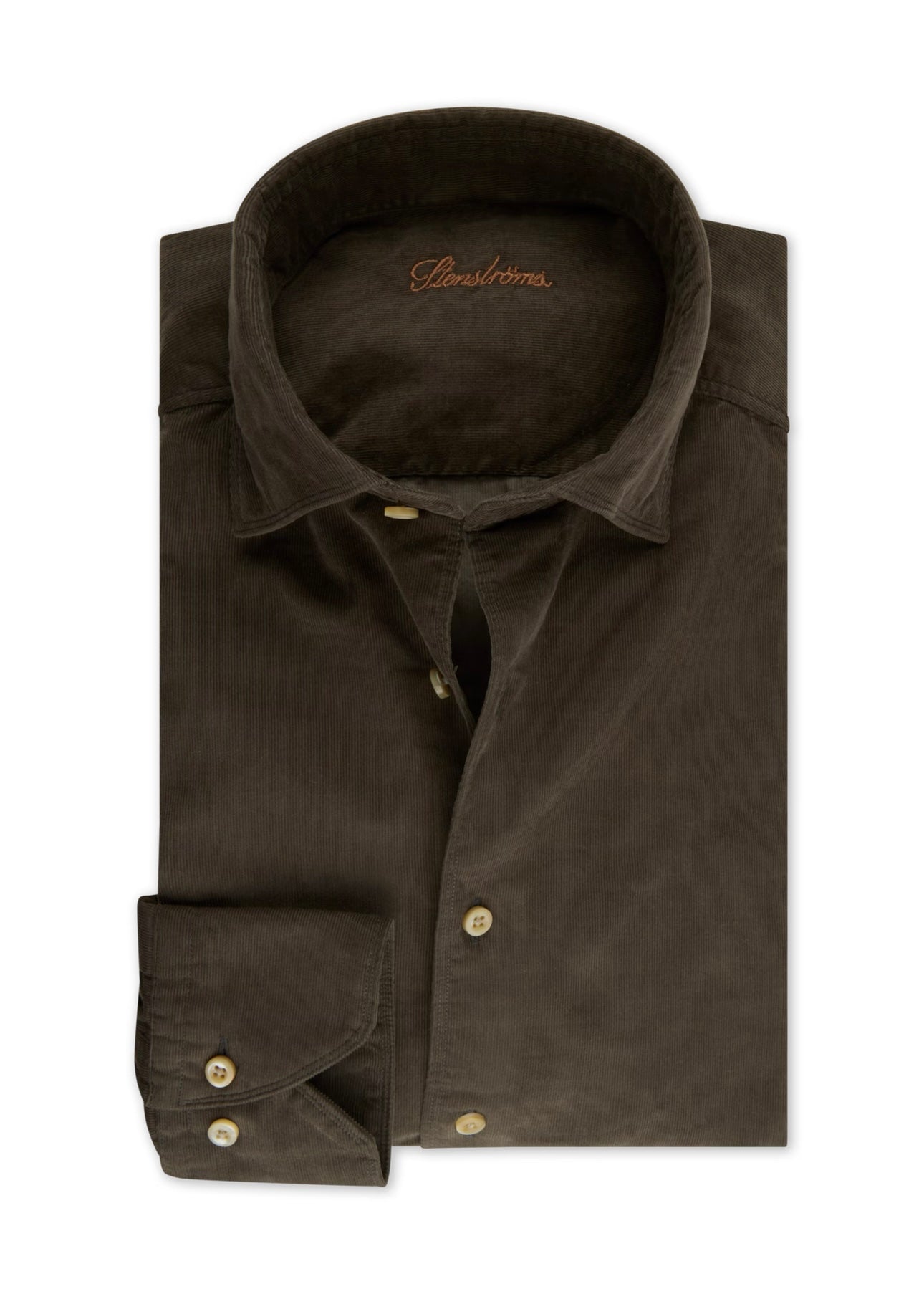 Slimline Cord shirt Green