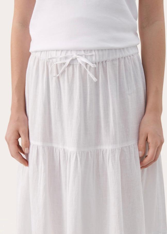 Part Two Getia skirt - Bright White