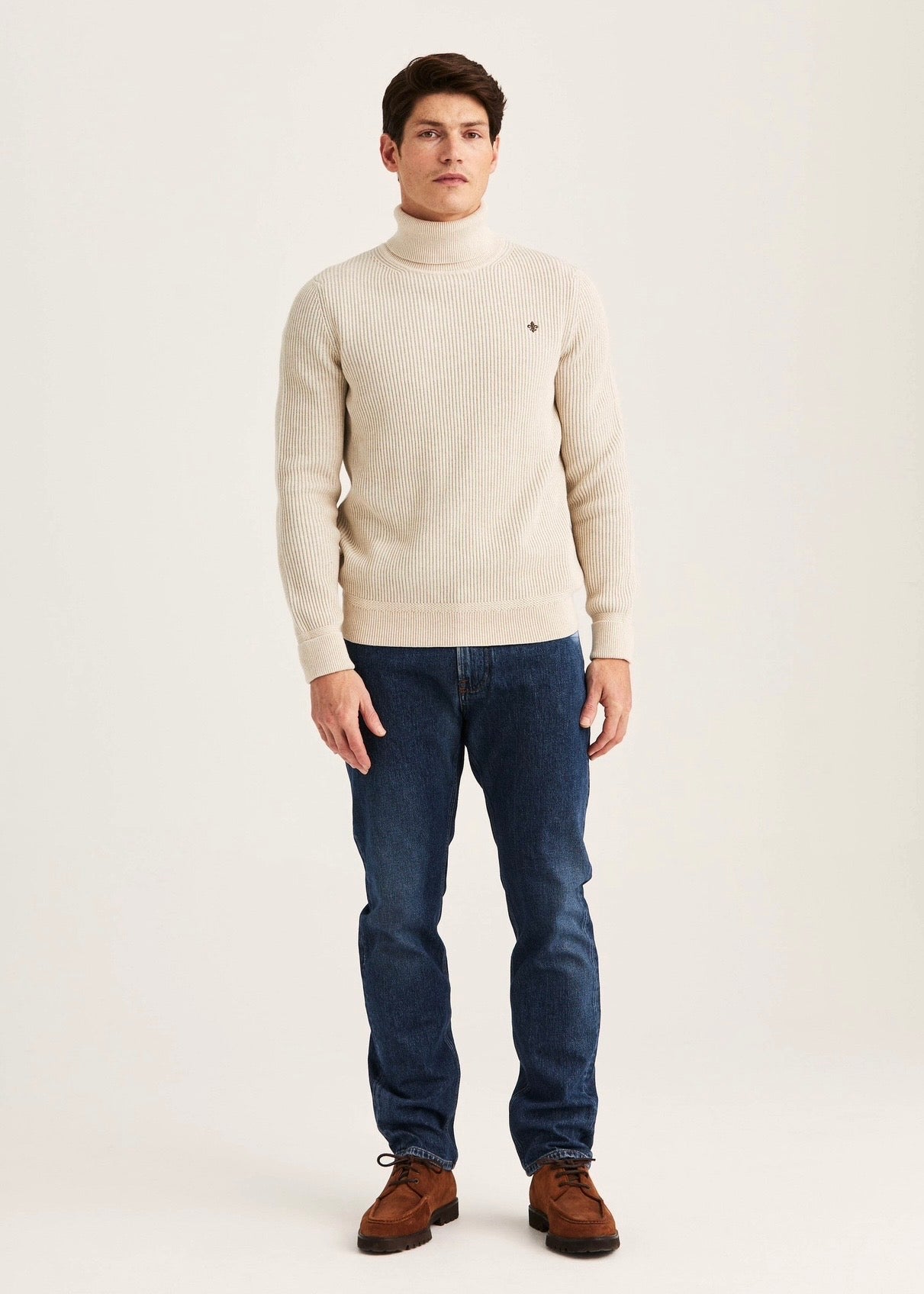 Wallace Roller Neck Khaki