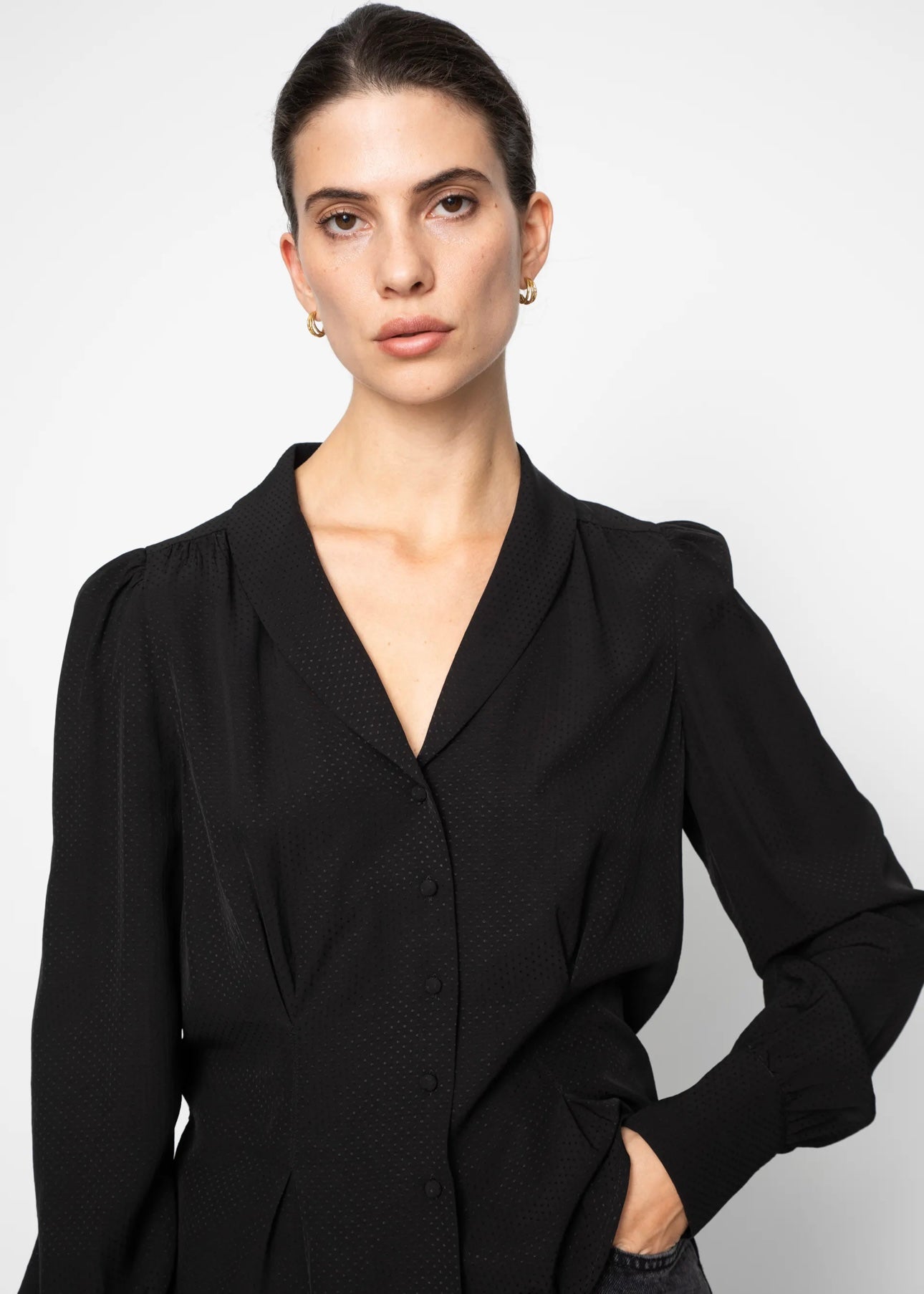 Camilla Pihl Ylva blouse - Black