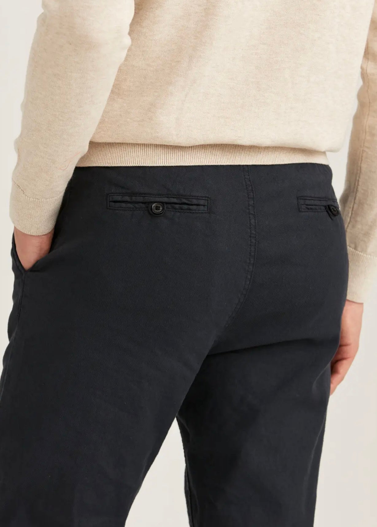 Morris Fenix Linen trouser - Blue
