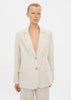 Hannah Blazer Crystal Linen