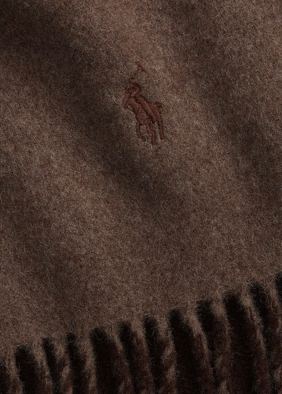 Fringe scarf Nutmeg/Brown