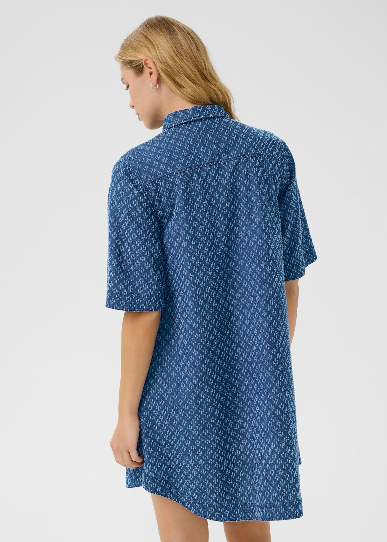 Sardia dress Ditressed Blue Denim