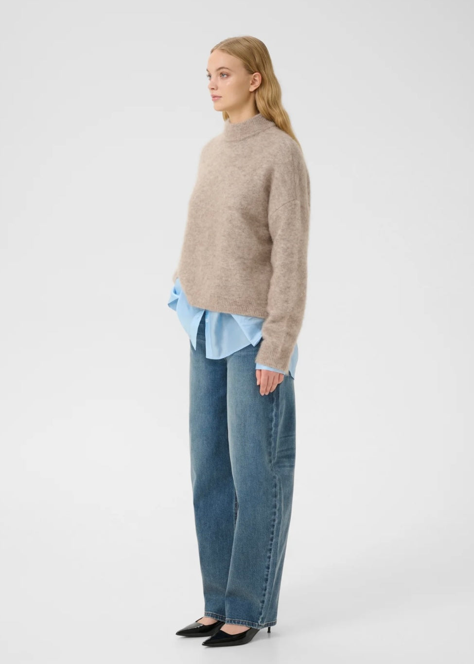 Debbie pullover Warm Sand Melange