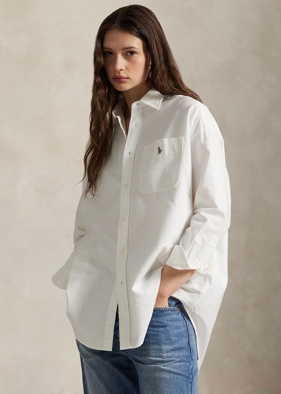 Polo Ralph Lauren Oversized Oxford shirt - White