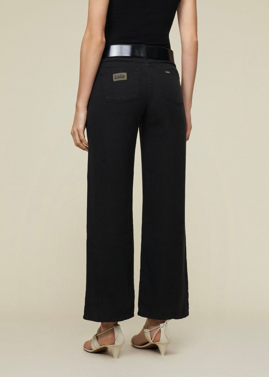 Culotte Linen Colour Black