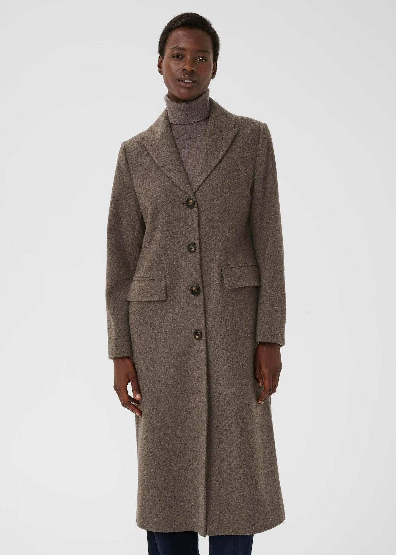 Sirina coat Dark Walnut Melange