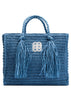 Rikke Straw Bag Blue