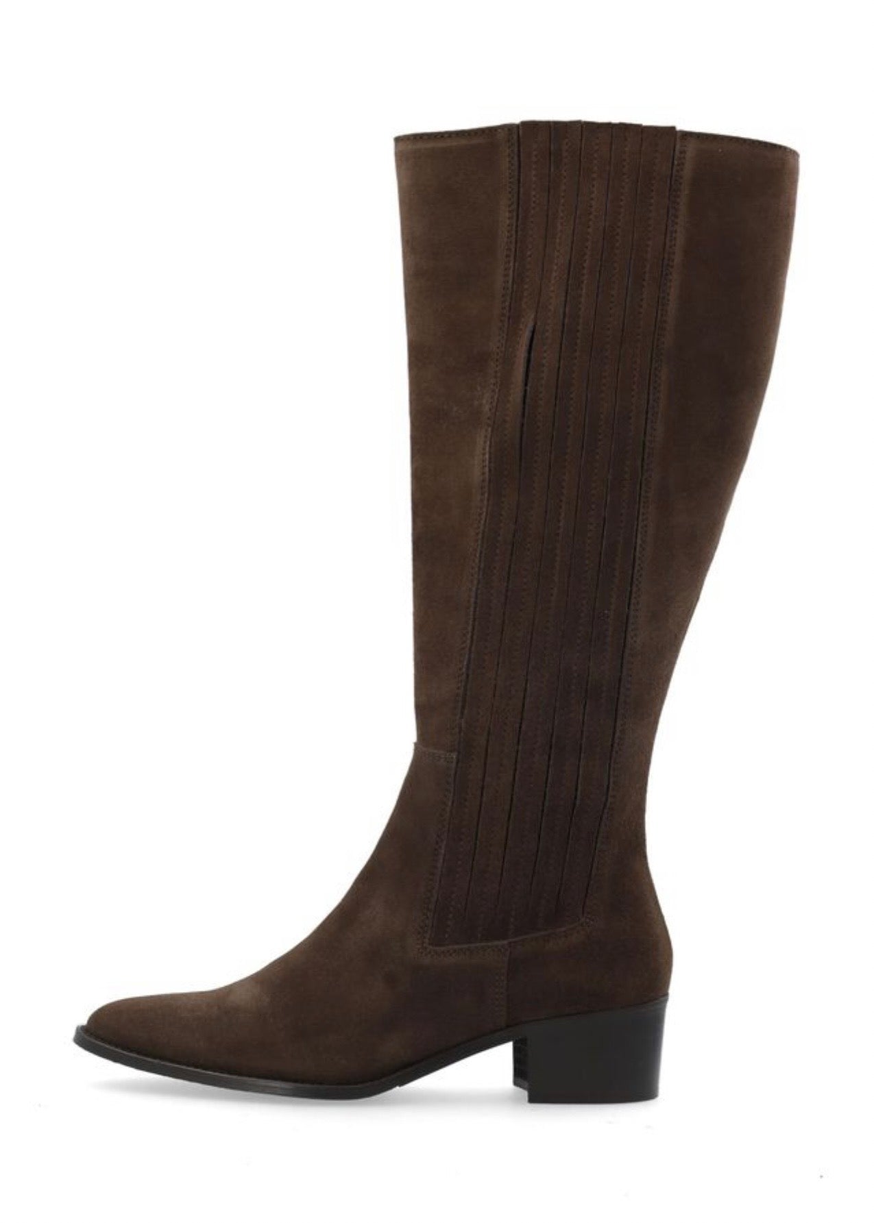 BIACarol Chelsea Knee High Suede Brown