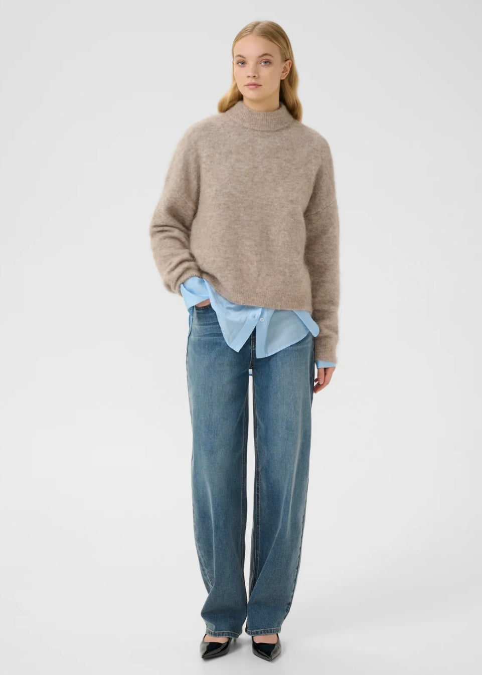 Debbie pullover Warm Sand Melange