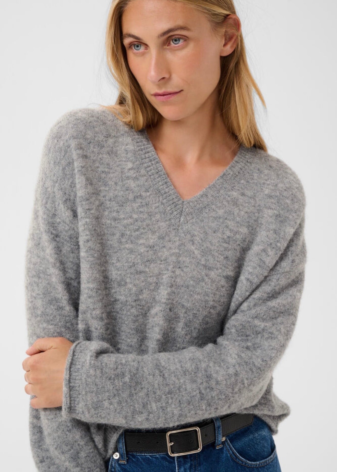 Chanilla Pullover Grey Melange