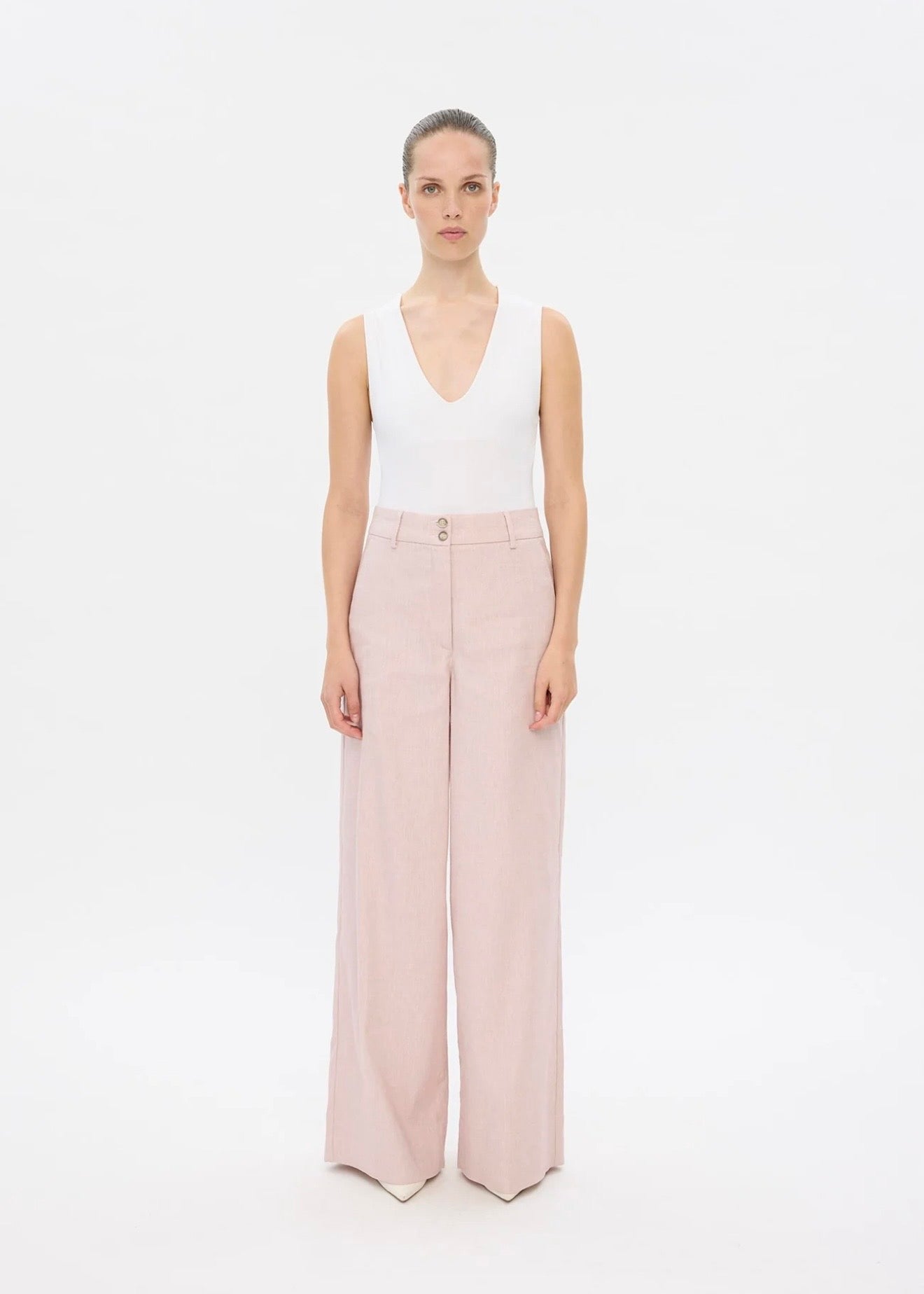 Laura Strawberry Cream Linen