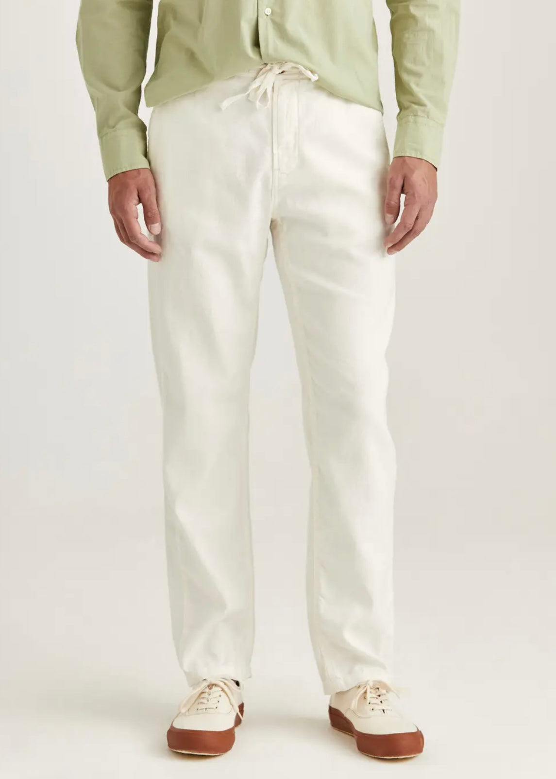 Morris Fenix Linen trouser - Offwhite
