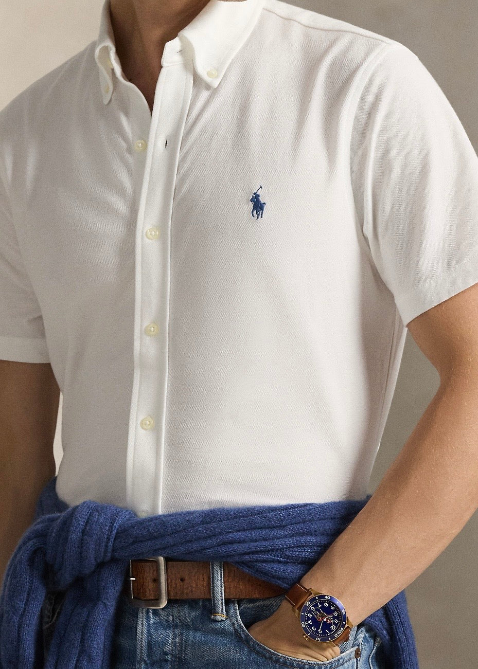 Featherweight Mesh Shirt White