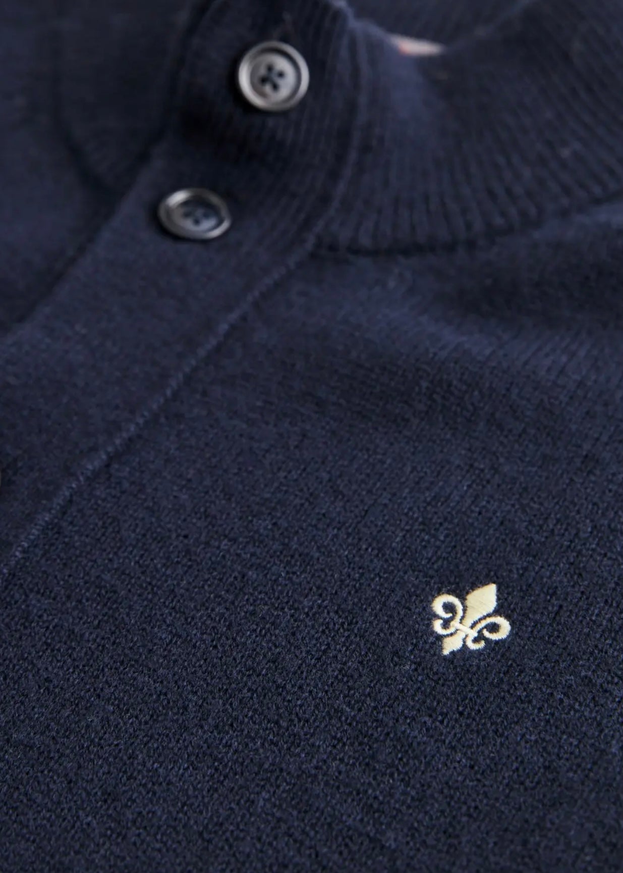 Hertford Button cardigan Navy