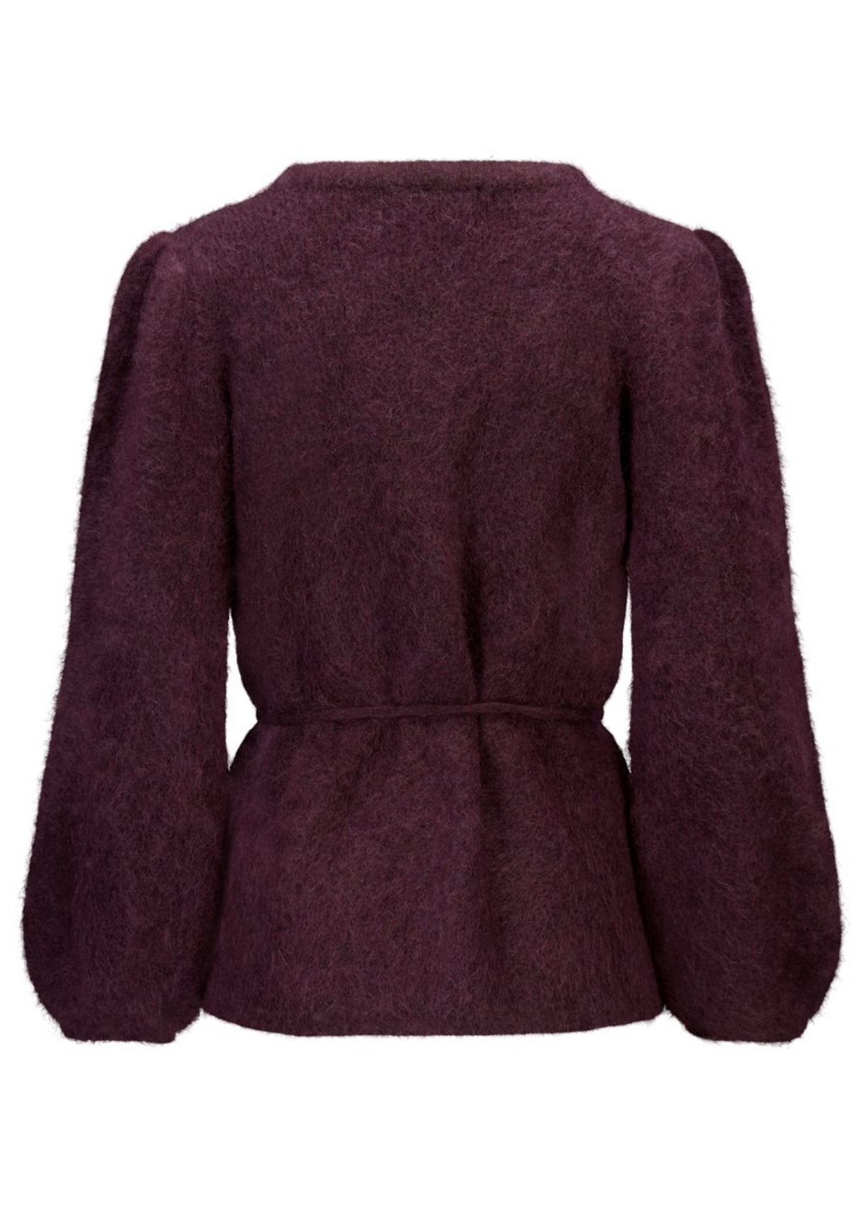 Fredrikke Chunky cardigan Red Wine