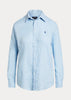 Classic Fit Linen Shirt Southport Blue