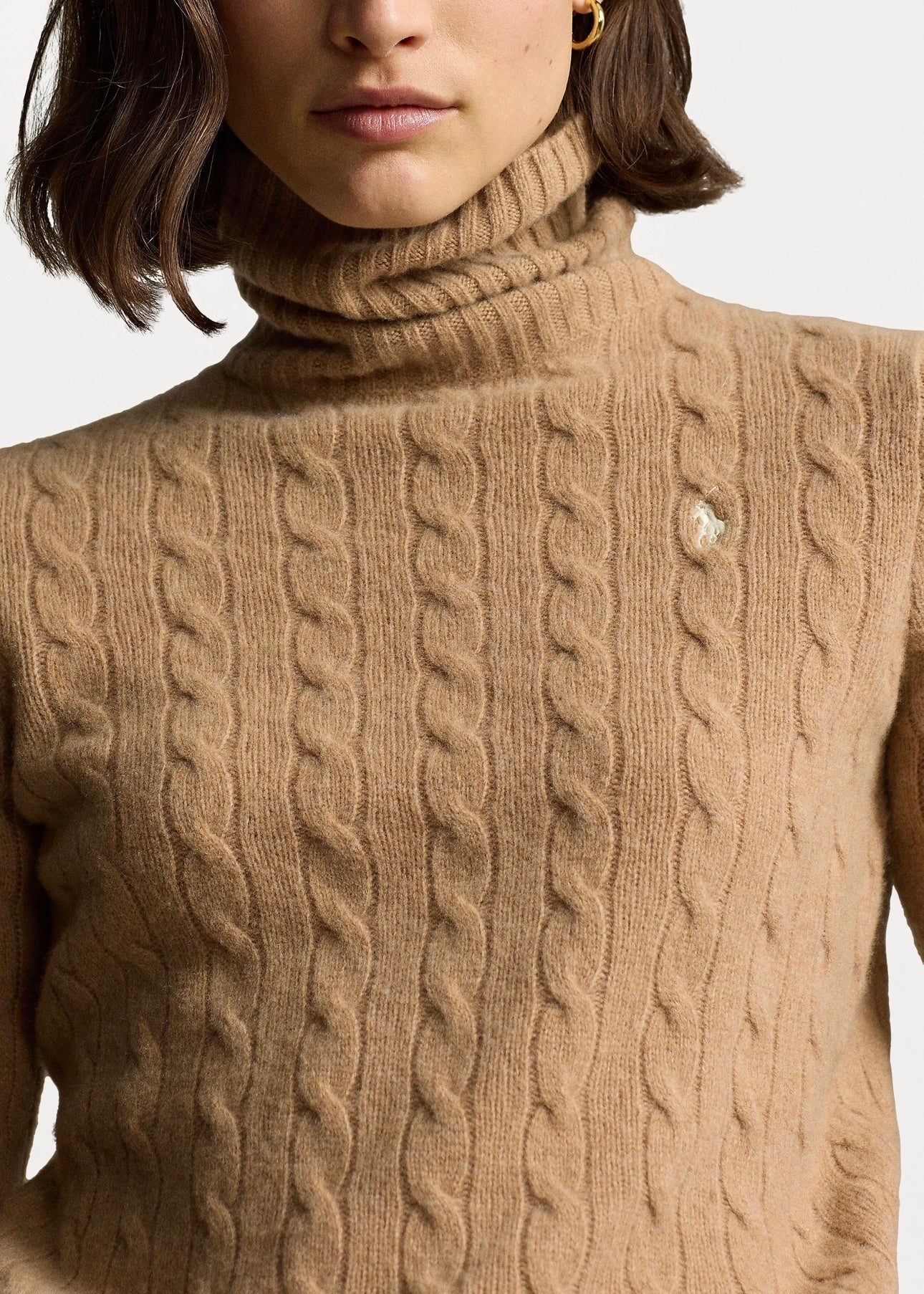 Polo Ralph Lauren Wool rollerneck - Collection Camel Melange