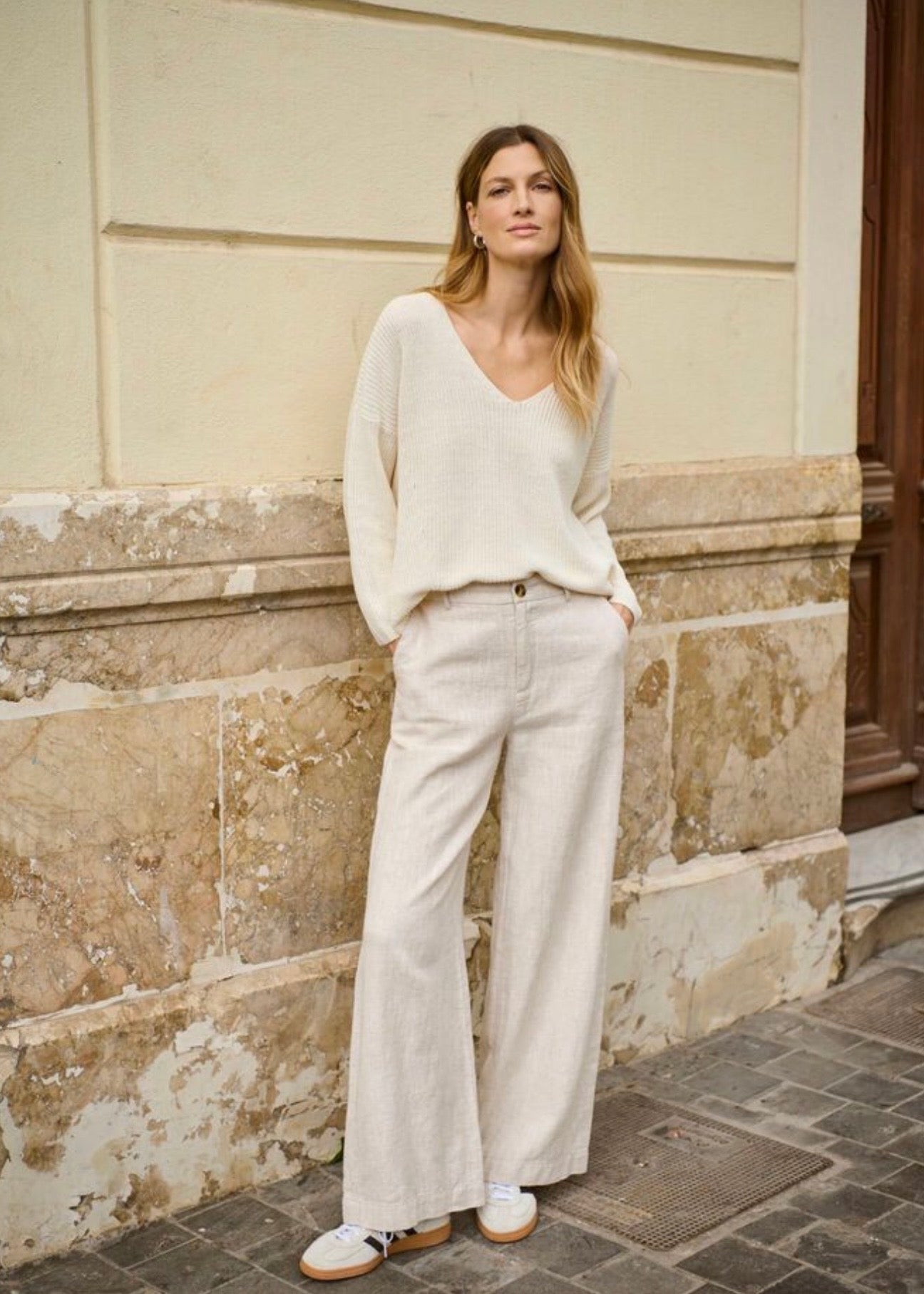 Ninnes Pants French Oak Melange
