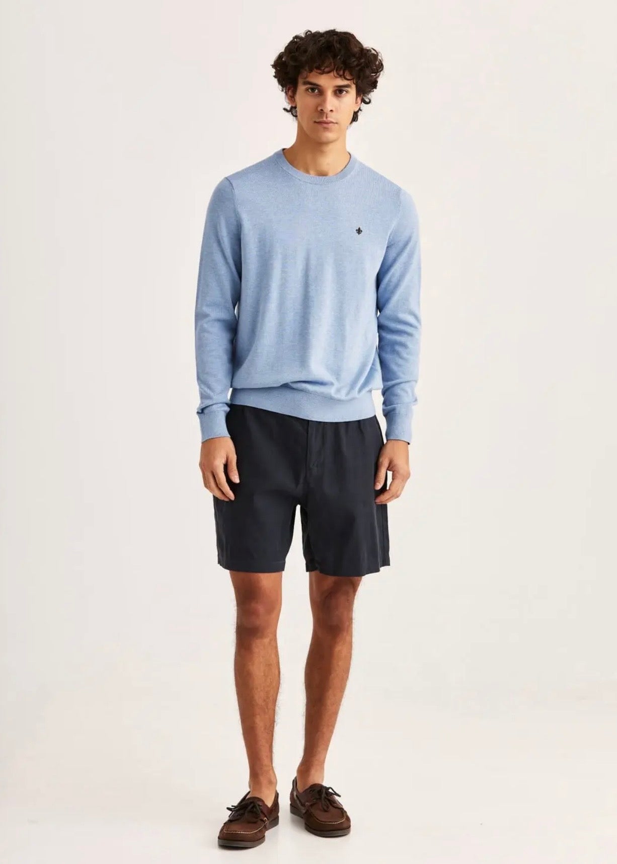 Fenix Linen Shorts Blue