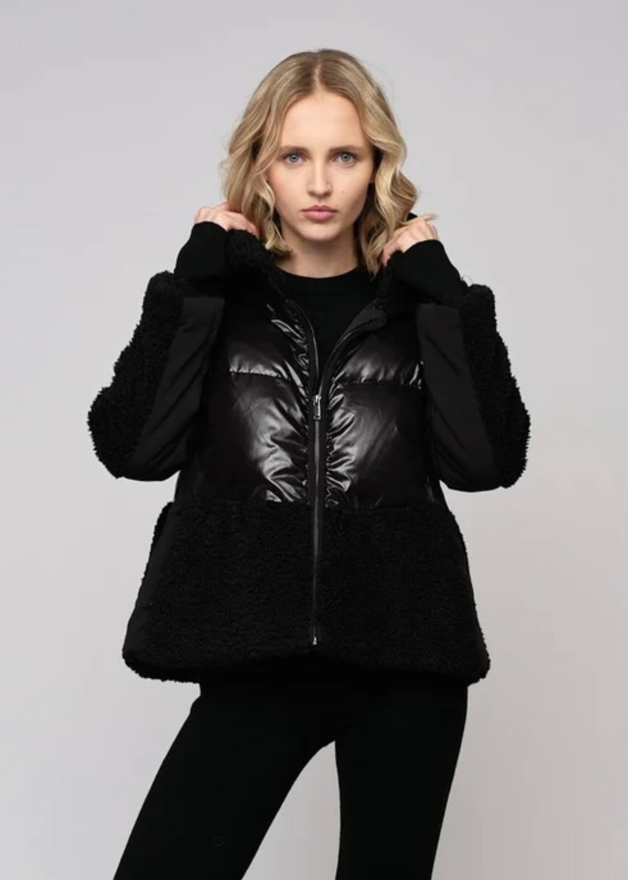 Ella&il Ann Combo jacket - Black