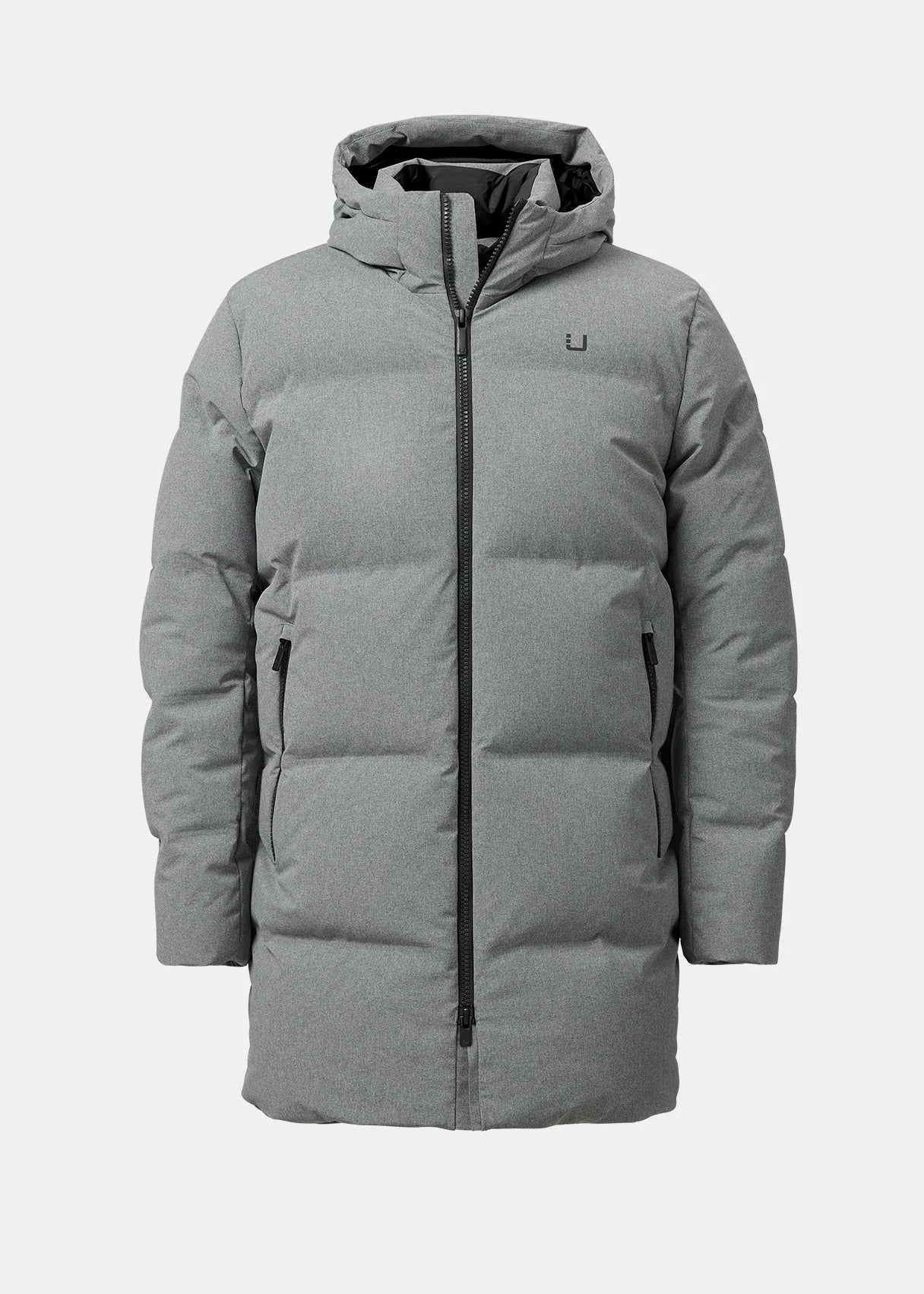 Titan Down Parka Grey Melange