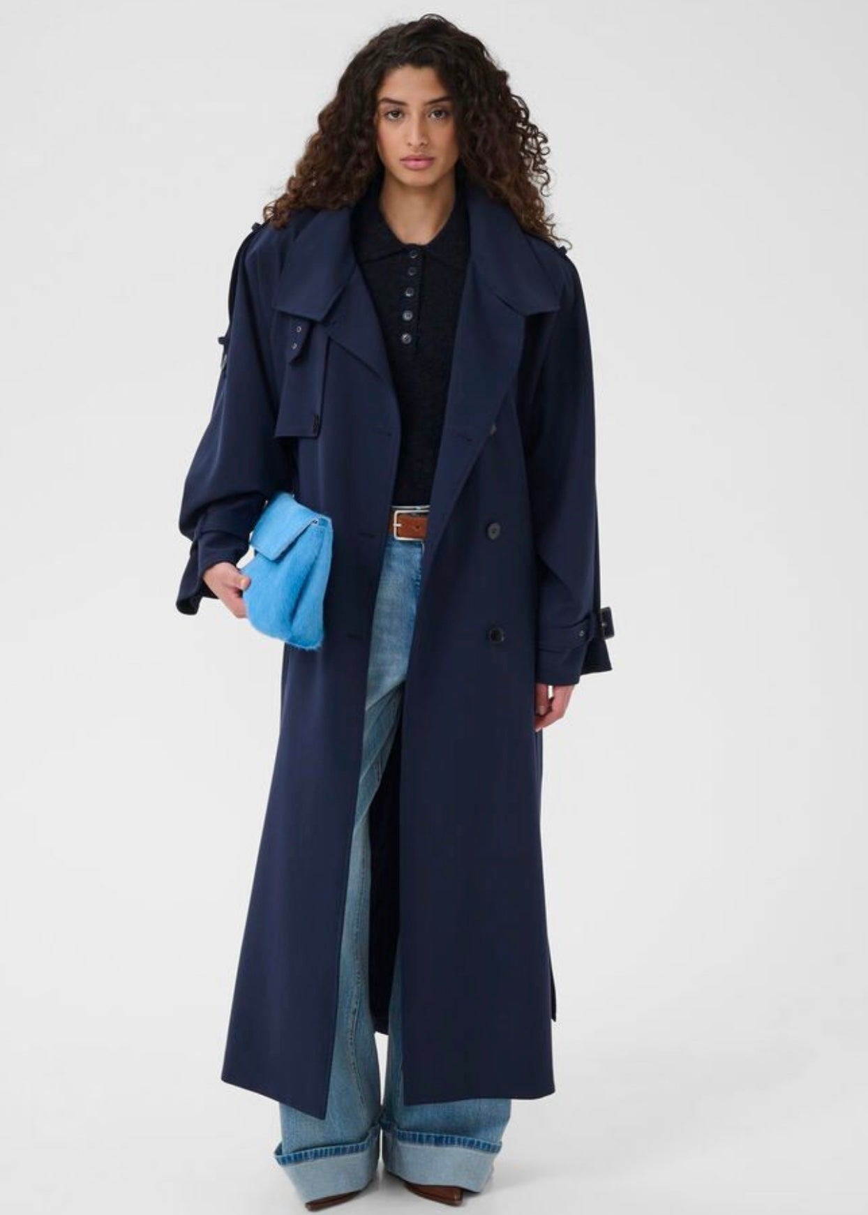 Alpha Polo Pullover Skycaptain Melange