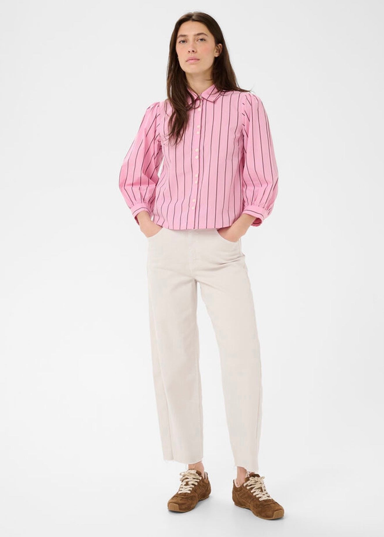 Anais Shirt Pink Stripe