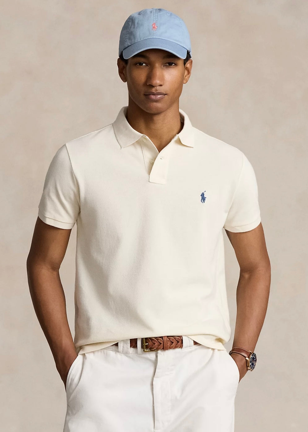 Polo Ralph Lauren pique - Herbal Milk