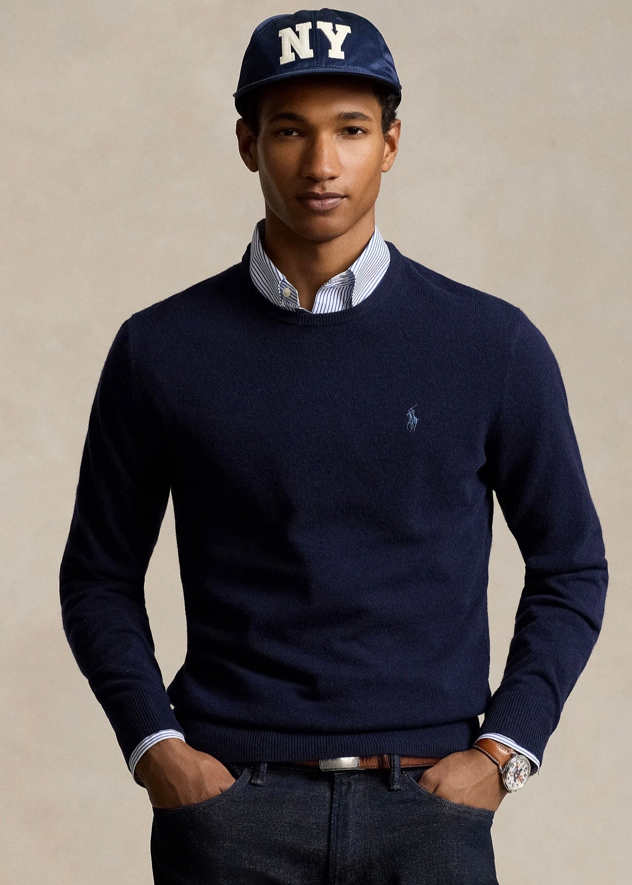 Polo Ralph Lauren Merino Wool sweater - Navy