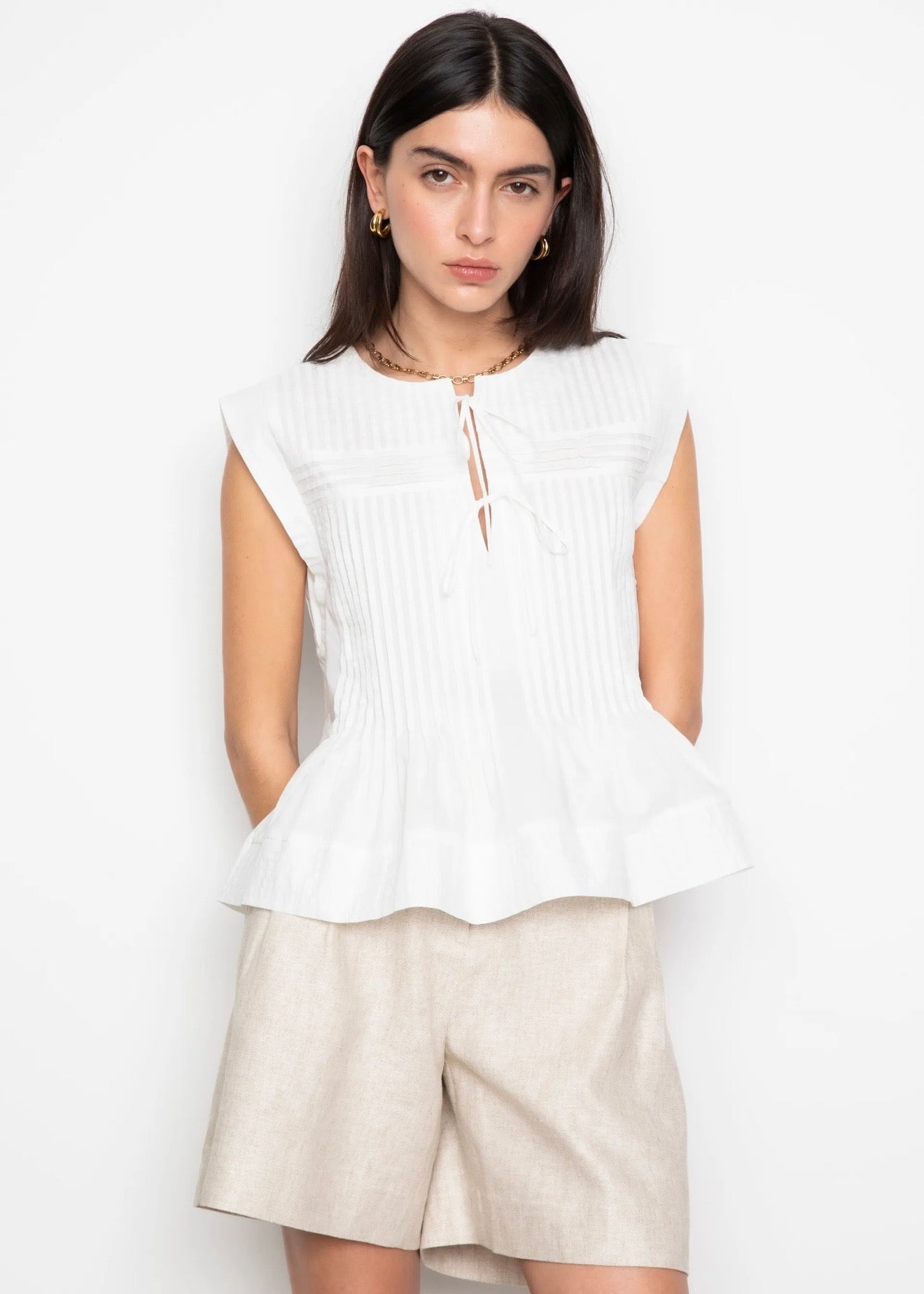 Mavie Top White
