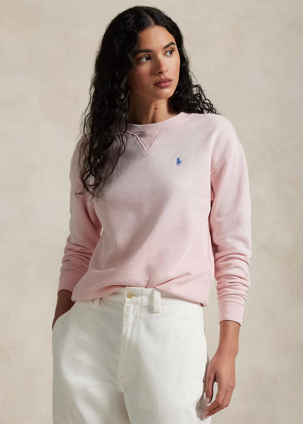 Ralph Lauren College crew - Pink Sand