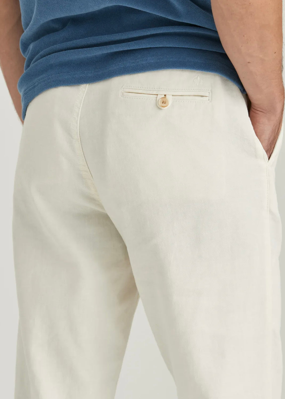 Morris Fenix Linen trouser - Offwhite