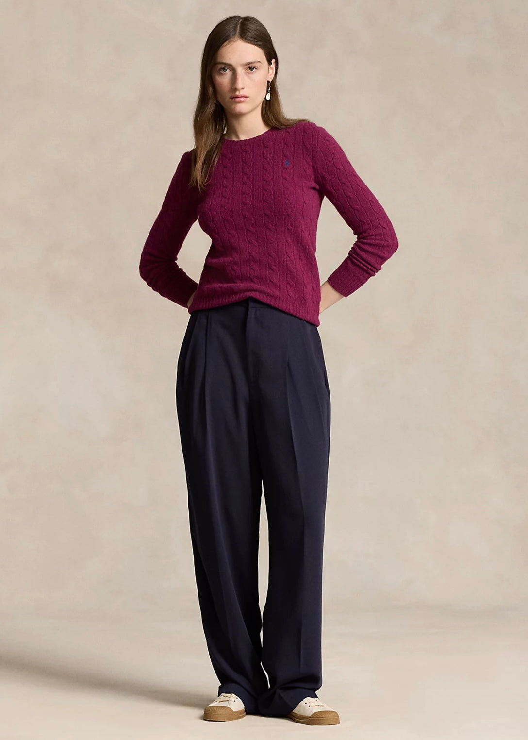 Polo Ralph Lauren Julianna sweater - Plum Heather