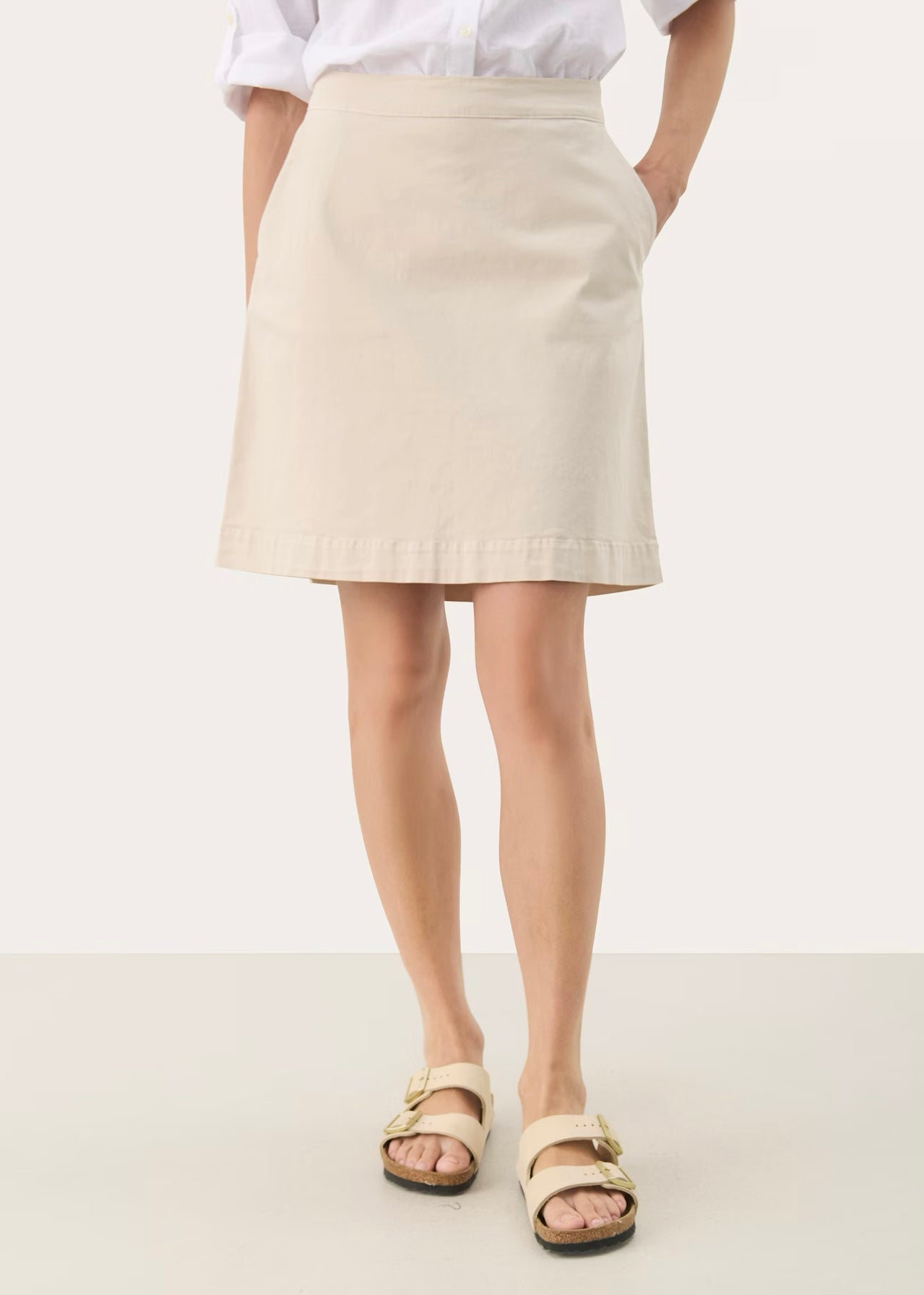 Part Two Evensas skirt - French Oak