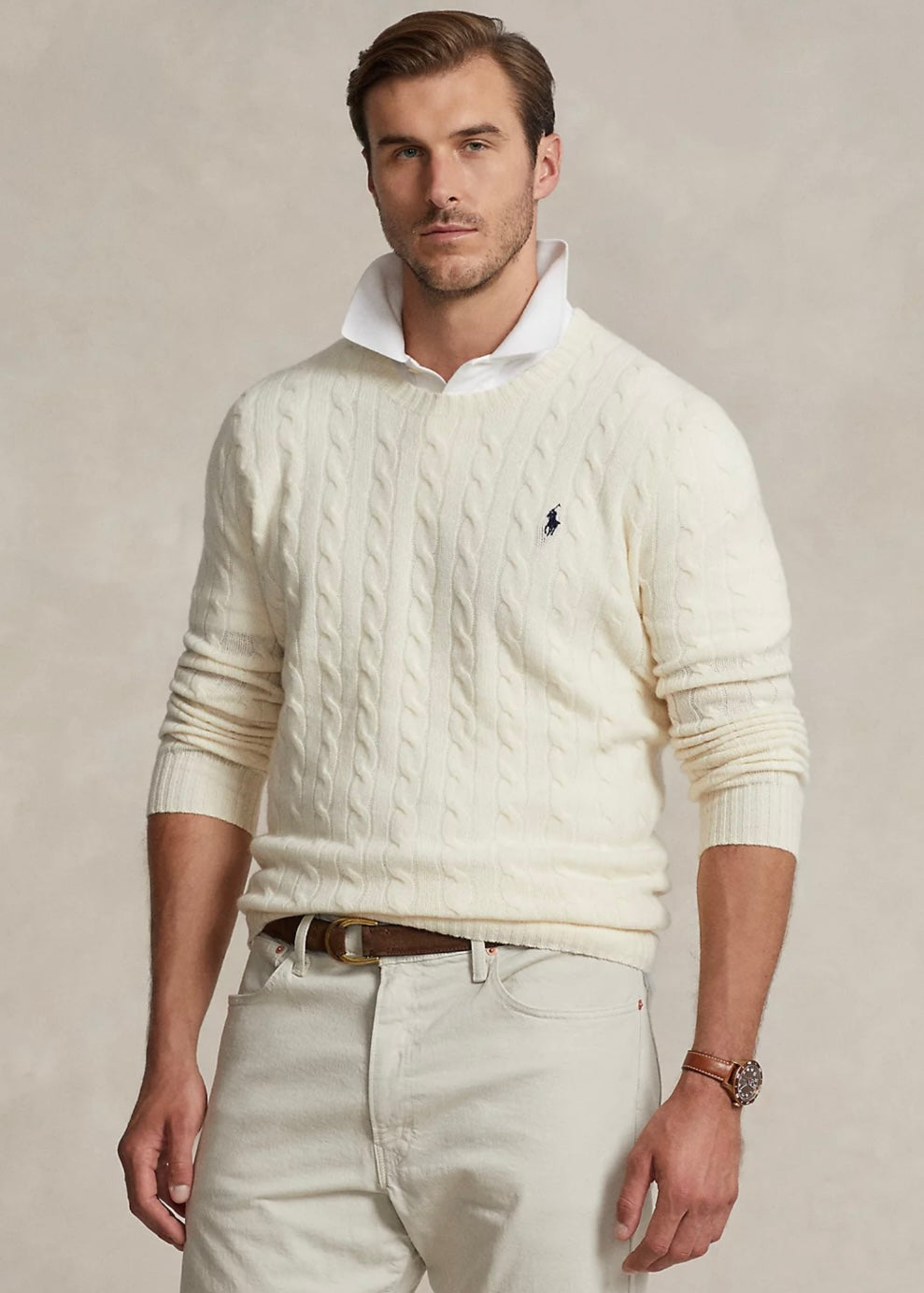 Polo Ralph Lauren Cable sweater - Andover Cream