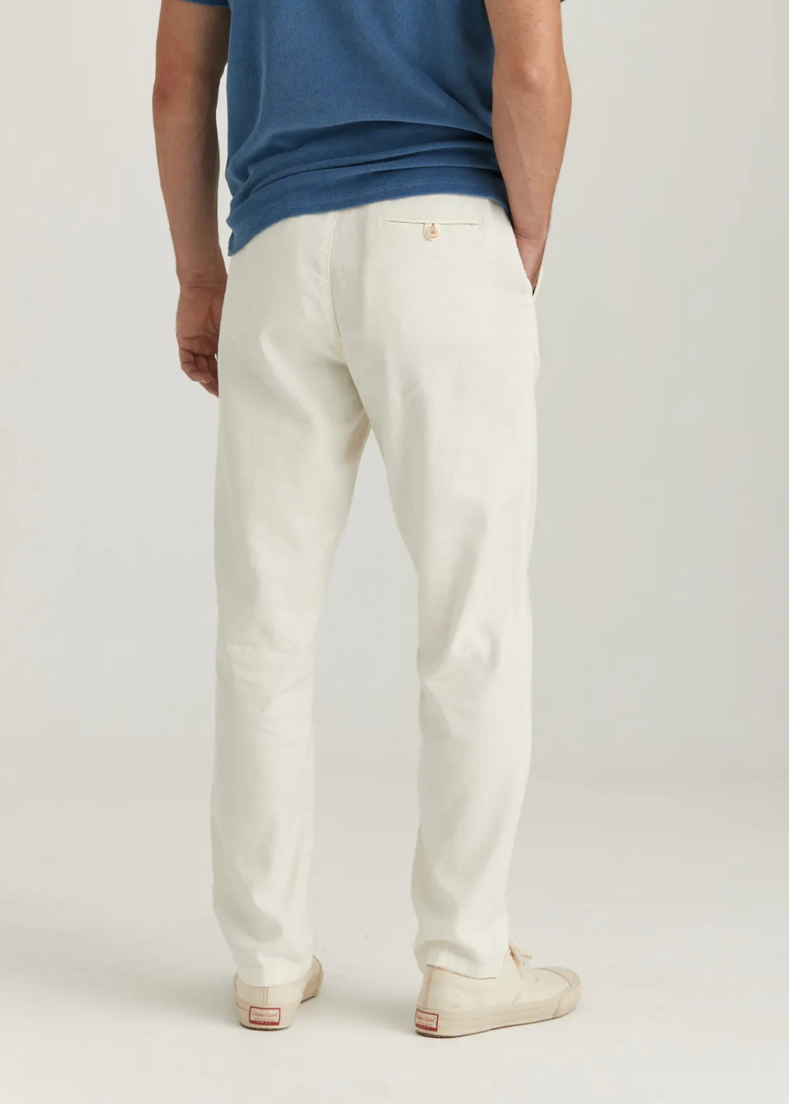 Morris Fenix Linen trouser - Offwhite