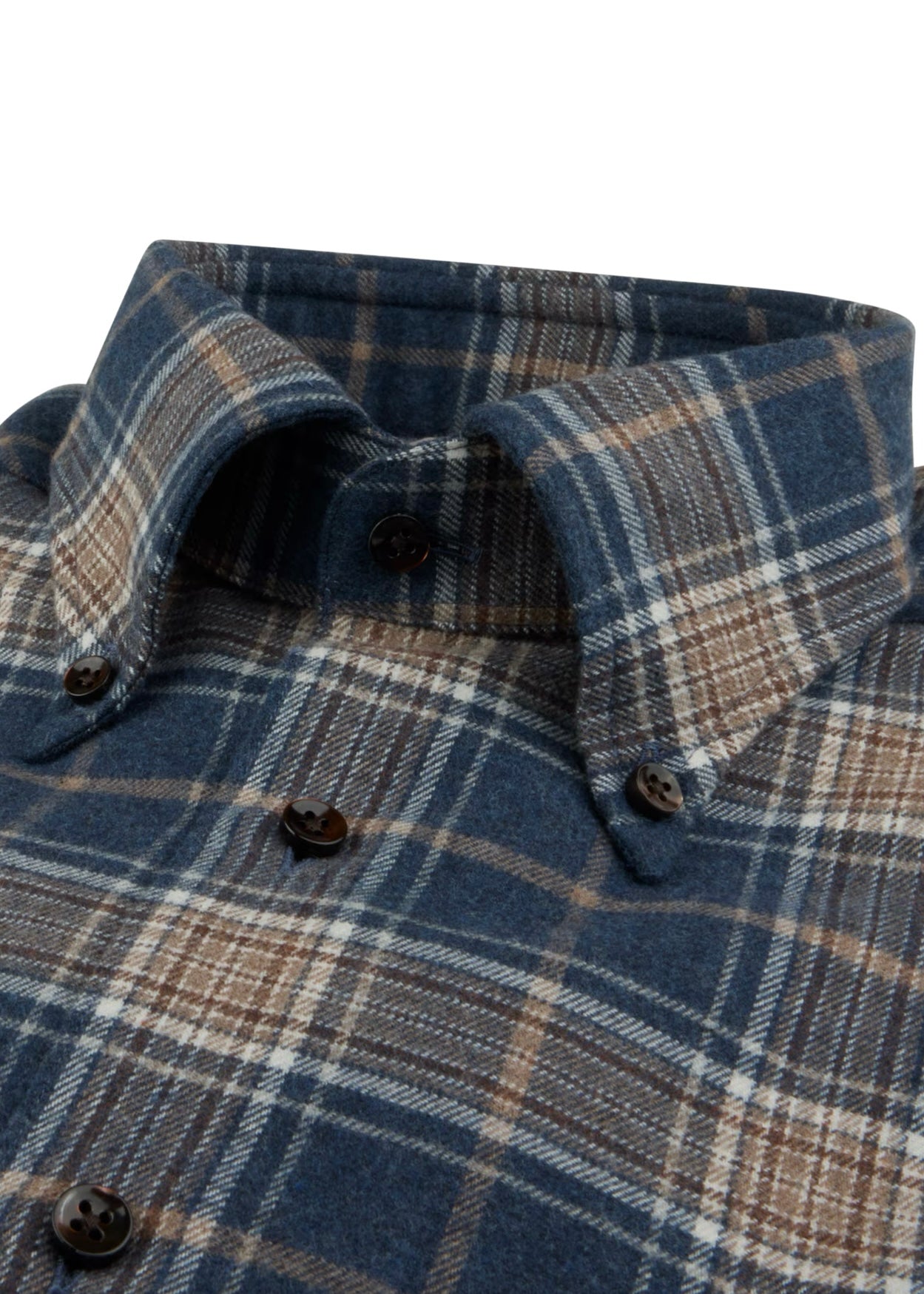 Slimline Flannel shirt Blue