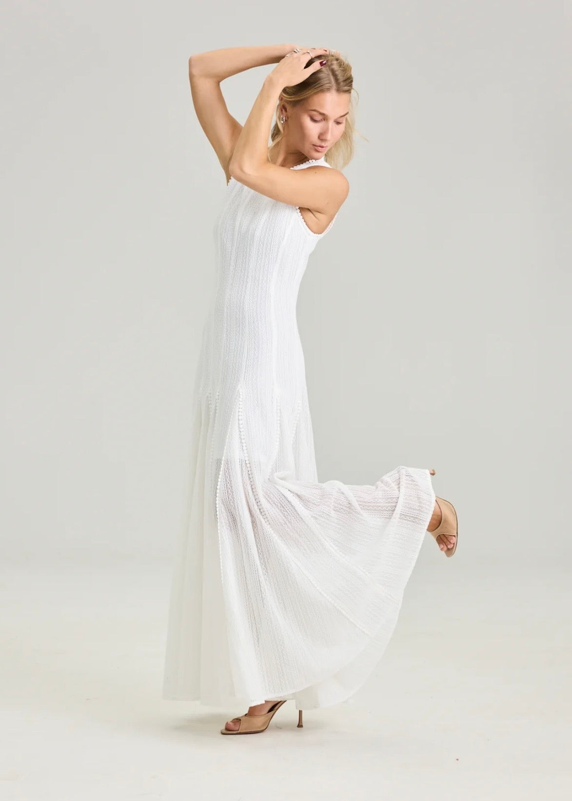 Amber Dress Offwhite