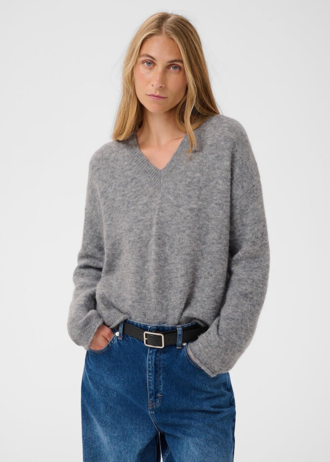 Chanilla Pullover Grey Melange