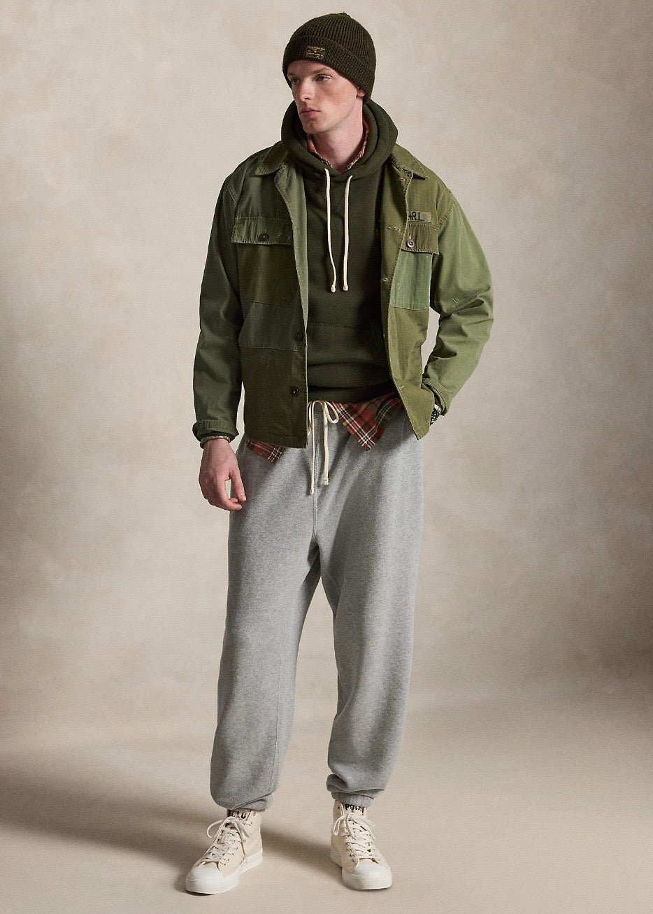 The RL Fleece Hoodie Company Olive