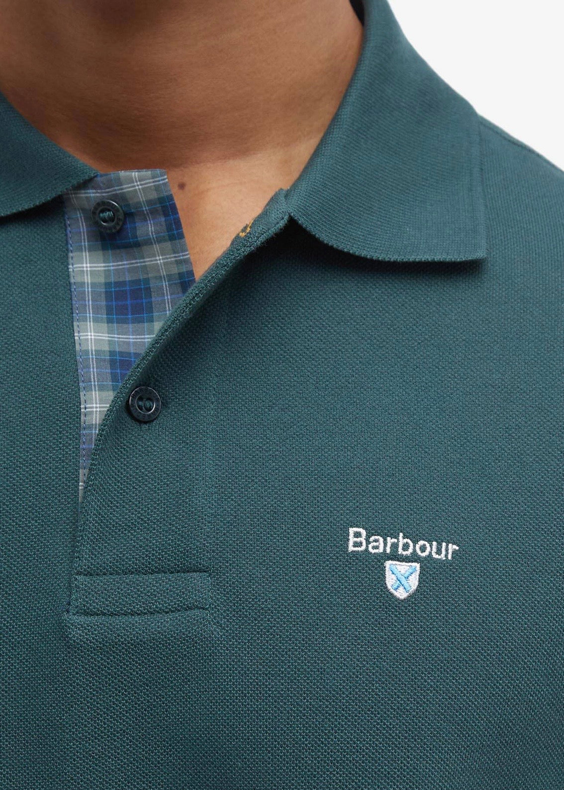 Tartan Polo Pique Green Gables