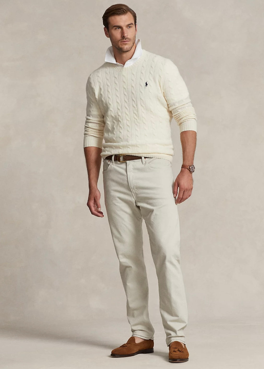 Polo Ralph Lauren Cable sweater - Andover Cream