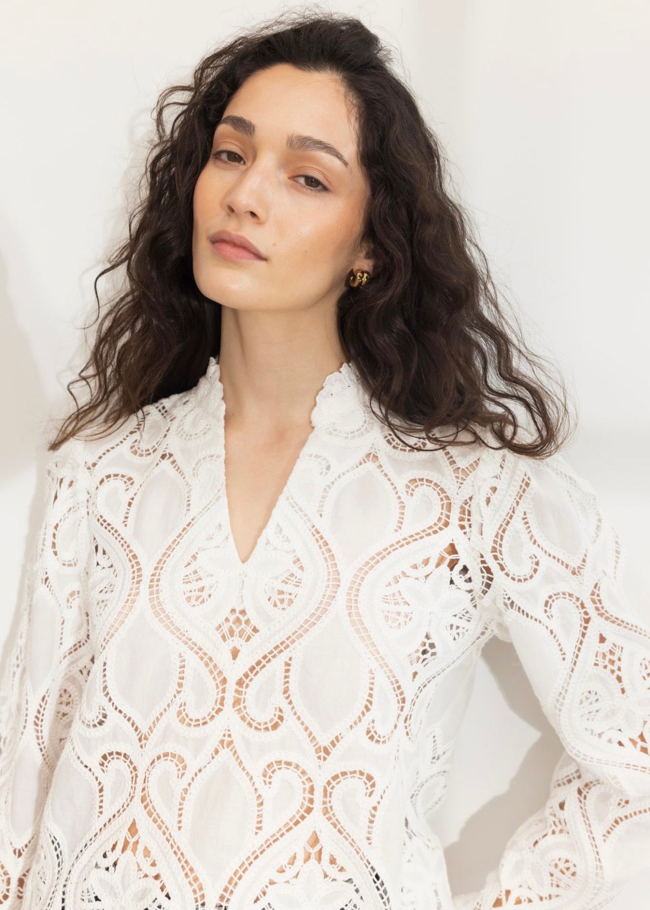 Amelia Blouse White